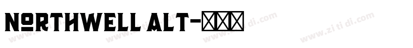 northwell alt字体转换